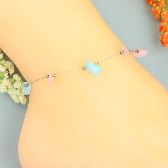"Handmade Anklet – A Stylish Choice for Women, Thoughtful Gift Idea, EVCH1001 - Picture 7 of 11